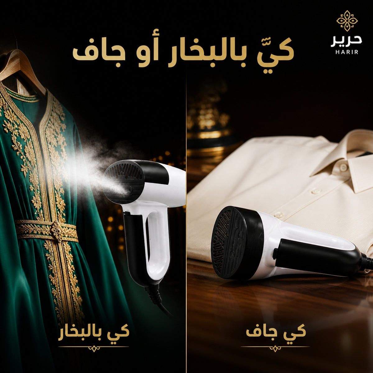 Portable Steam Iron & Garment Steamer with Suction Function
